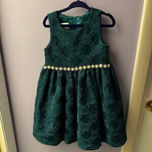 Green American Princess Dress and Sweater